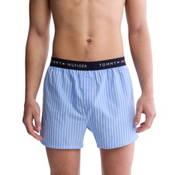 Mens 3-Pack Woven Boxers
