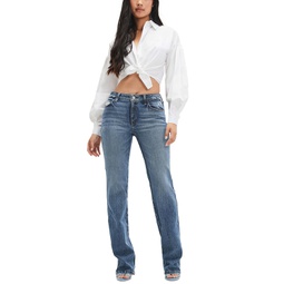 Womens Eco Sexy Straight Jeans