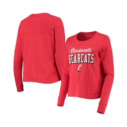 Womens Red Cincinnati Bearcats Cincy Long Sleeve T-shirt