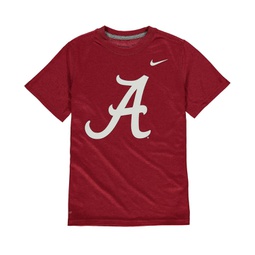 Big Boys Crimson Alabama Crimson Tide Logo Legend Dri-FIT T-shirt