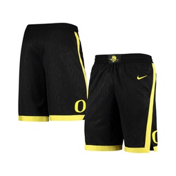 Mens Black Oregon Ducks Logo Replica Performance Basketball Shorts