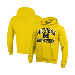 Mens Maize Michigan Wolverines High Motor Pullover Hoodie