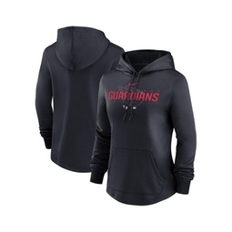 Womens Navy Cleveland Guardians Authentic Collection Pregame Performance Pullover Hoodie