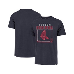 Mens Navy Boston Red Sox Borderline Franklin T-shirt
