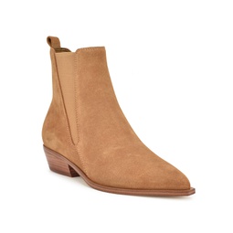 Womens Danzy Chelsea Pointy Toe Booties