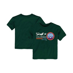 Toddler Boys and Girls Hunter Green Colorado Rockies City Connect Graphic T-shirt