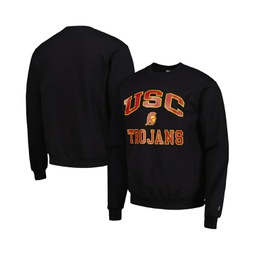 Mens Black USC Trojans High Motor Pullover Sweatshirt