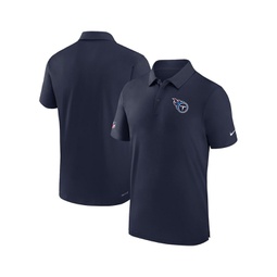Mens Navy Tennessee Titans Sideline Coaches Performance Polo Shirt