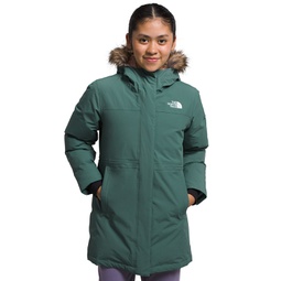 Big Girls Arctic Hooded Parka with Faux-Fur Trim
