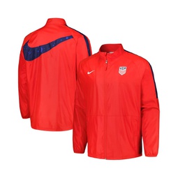 Mens Red USMNT 2023 Academy AWF Raglan Full-Zip Jacket