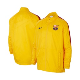 Big Boys Yellow Barcelona Academy AWF Raglan Full-Zip Jacket