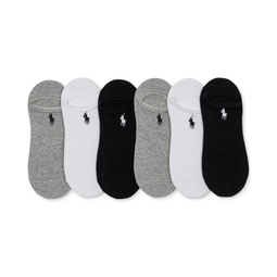 Womens 6-Pk. No-Show Liner Socks