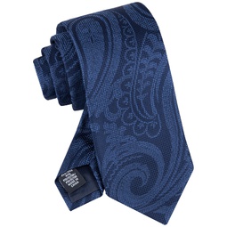 Mens Textured Exploded Paisley Tie