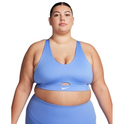 Plus Size Active Indy Plunge Cutout Medium-Support Padded Sports Bra
