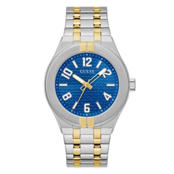 Mens Analog Two-Tone Stainless Steel Watch 44mm