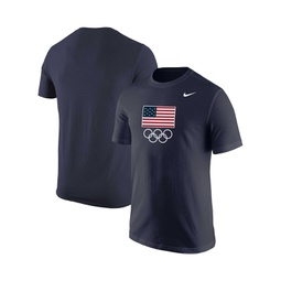 Mens Navy Team USA Olympic Rings Core T-shirt