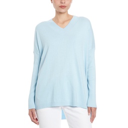 Womens V-neck Pullover Sweater