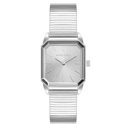 Womens Quartz Silver-Tone Stainless Steel Watch 26mm