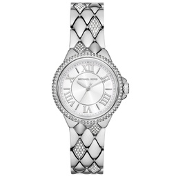Womens Camille Three-Hand Silver-Tone Stainless Steel Watch 33mm