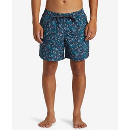 Mens Remade Mix Volley 17Nb Drawcord Boardshorts