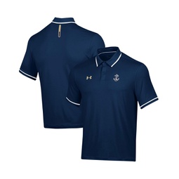 Mens Navy Navy Midshipmen T2 Tipped Performance Polo Shirt