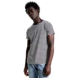 Mens TH Flex Slim-Fit Striped T-Shirt