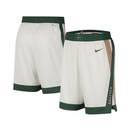 Mens Cream Boston Celtics 2023/24 City Edition Swingman Shorts