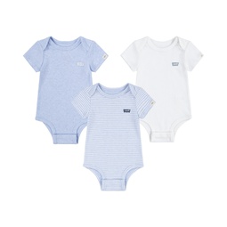 Baby Boys or Girls Cotton Bodysuits Pack of 3