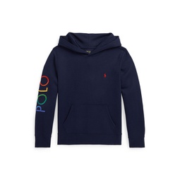 Big Boys Ombre Logo Double-Knit Hoodie