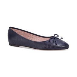 Womens Veronica Slip-On Perforated Ballet Flats