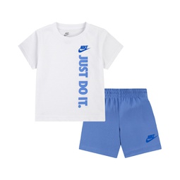 Toddler Boys Just Do It T-shirt and Shorts 2 Piece Set