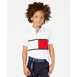 Little Boys Colorblocking Tommy Flag Polo