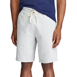 Mens 9.5 Cotton-Blend-Fleece Shorts