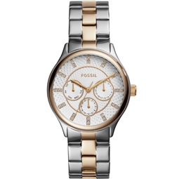 Womens Modern Sophisticate Multifunction Two Tone Stainless Steel Watch 36mm
