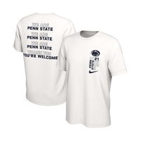 Mens White Penn State Nittany Lions 2021 White Out Student T-shirt