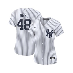 Womens Anthony Rizzo White New York Yankees Home Official Replica Player Jersey