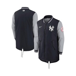Mens Navy New York Yankees Dugout Performance Full-Zip Jacket