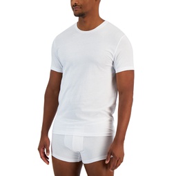 Mens 4-Pk. Classic-Fit Solid Cotton Undershirts