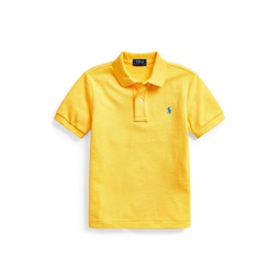 Toddler and Little Boys Cotton Mesh Polo Shirt