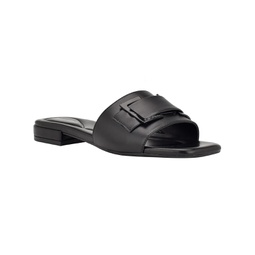 Womens Tangelo Slip-On Dress Flat Sandals