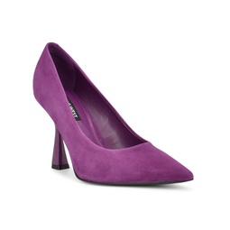 Womens Ravens Pointy Toe Tapered Heel Dress Pumps