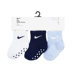 Baby Boys or Baby Girls Core Ankle Gripper Socks Pack of 3