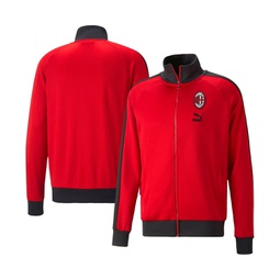 Mens Red AC Milan ftblHeritage T7 Raglan Full-Zip Track Jacket