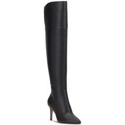 Womens Adysen Pointed-Toe Over-The-Knee Boots