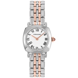 Salvatore Womens Swiss Two-Tone Stainless Steel Bracelet Watch 23mm
