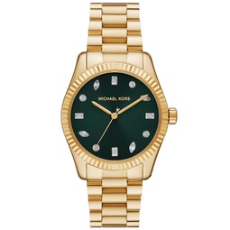 Womens Lexington Three-Hand Gold-Tone Stainless Steel Watch 38mm