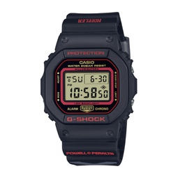 Mens Digital Quartz Black Resin Watch 42.8mm DW5600KH-1