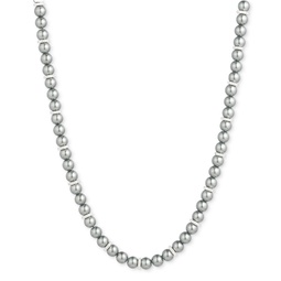 Pave & Imitation Pearl Beaded 17 Collar Necklace