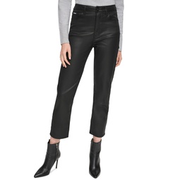 Womens Waverly Coated Ankle Jeans