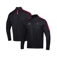 Mens Black Texas Tech Red Raiders Midlayer Half-Zip Jacket